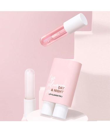 Gruwkue Lip Plumper Gloss | Portable Lip Gloss Set for Women | Natural Lip Balm for Full Lips & Fine Line Reduction | Daily & Night Care | 4ml - Buy Online on GoSupps.com