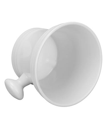 Portable Men's Shaving Soap Bowl - Large Capacity Plastic Mug with Handle for Home & Travel - Buy Online on GoSupps.com