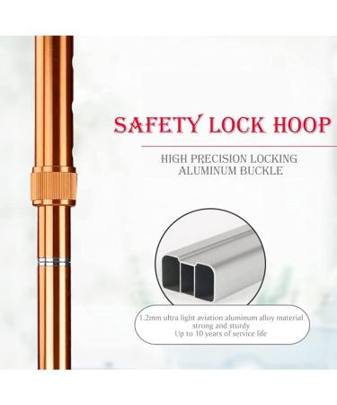 Walking Stick Sturdy Portable Elderly Outdoor Non-Slip Cane Height Adjustable Light Aluminum Alloy Crutch Walker Grey-Fold Prosperous - Buy Online on GoSupps.com