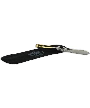 Elite Models 1204 Straight Tweezers - Precision Eyebrow & Facial Hair Tweezing | International Shipping Available - Buy Online on GoSupps.com