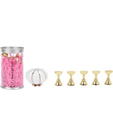 Nail Tip Stand Ceramic Pumpkin Shaped Nail Display Stand Nail Practice Stand for Home DIY and Salon Magnetic Nail Tip Holder Stand Set for Nail Beauty Salon(white) - Buy Online on GoSupps.com