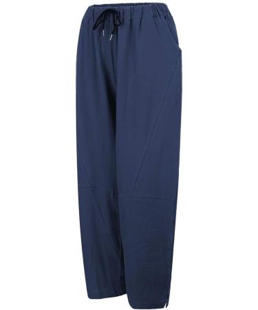CEWIFO Men s Loose Cotton Linen Pants & 3/4 Cargo Shorts - Lightweight Summer Apparel in Black & Blue XXL - International Shipping Available - Buy Online on GoSupps.com