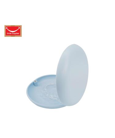 SmileSupplies Slim Aligner Case | Dental Retainer Box in Sky Blue | Orthodontic Carry Case with Cotton Bag - 1 Pack - Buy Online on GoSupps.com