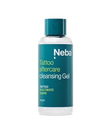 Neba - Tattoo Aftercare Cleansing Gel - for Fresh and Healed Tattoos - Aftercare Cleansing Gel - Shower Gel, Nourishing Shower - Body Care for Tattooed Skin - 100ml