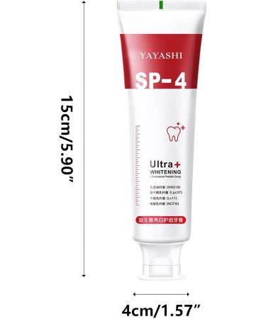 SP-6 Ultra Whitening Probiotic Toothpaste - Brightening Formula 120g (2 Pieces) | Premium Oral Care for a Radiant Smile - International Shipping Available - Buy Online on GoSupps.com
