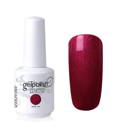 Vishine Nail Salon UV Manicure Polish Soak Off Gel Polish Nail Art Brown(771) #771