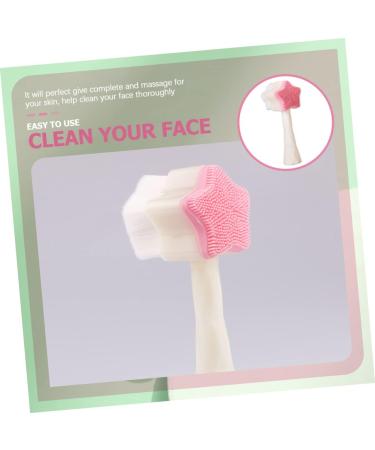 Silicone Face Brush - Facial Cleansing Tool for Smooth Skin & Massage | 13x5cm | International Shipping - Buy Online on GoSupps.com