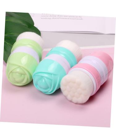 MAGICLULU 1pc Face Brush Cleansing Facial Brush Facial Exfoliating Brush Face Cleaning Brush Cosmetic Brush Facial Cleanser Home Facial Brush Household Miss Detergent Fiber Wool 11x8cm Green - Buy Online on GoSupps.com