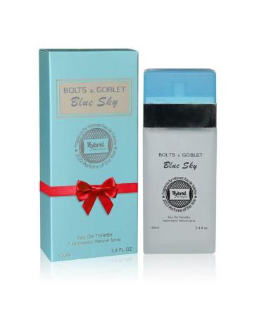 Hybrid & Company Blue Sky for women Romantic and Sensual Perfume Eau de Parfum 3.4 Fl oz Blue Sky for women 3.4 Fl Oz (Pack of 1)