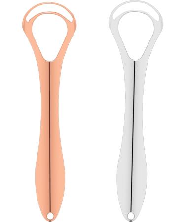 Comnico Stainless Steel Tongue Scrapers - 2 Pack | Enhance Oral Hygiene for Adults & Kids | Ideal for Travel & Outdoor Use - Buy Online on GoSupps.com
