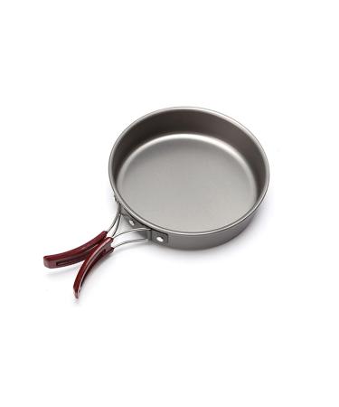 AIROKA Aluminum Alloy Non-Stick Medium Frying Pan with Folding Handle for Outdoor Camping Picnic Hiking - Buy Online on GoSupps.com