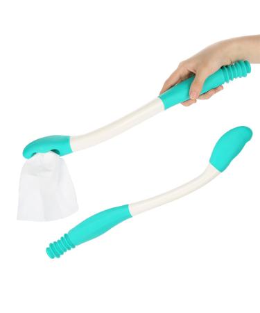 Toilet Aids Tools Bottom Wiper Long Reach Comfort Wipe Tool Self Assist Bathroom Bottom Buddy Toilet Aid Wiper for Limited Mobility Elderly Pregnant Disabled Limited Mobility