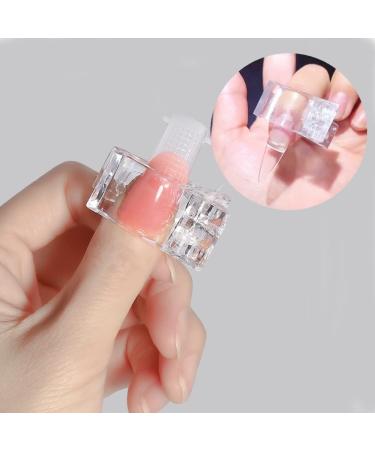 5 Pieces Transparent Nail Tool Clips - Nail Art Clamp for Perfect Tips | International Shipping - Buy Online on GoSupps.com