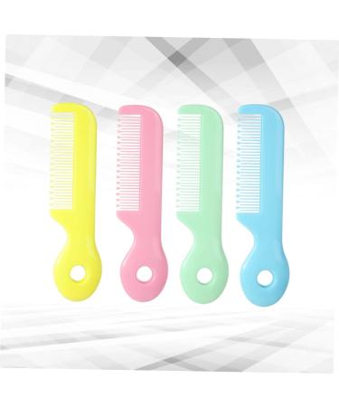 GLSTOY 4pcs Infant Hair Brush and Comb Set | Baby Hair Styling Tools for Newborns | Professional Wire Brushes for Gentle Cleaning - Buy Online on GoSupps.com
