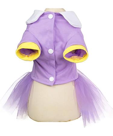 Luxury Purple Dog Dress for Little Girls - Tutu & Rock Style Puppy Clothing | Wedding & Special Occasion Gear - Buy Online on GoSupps.com