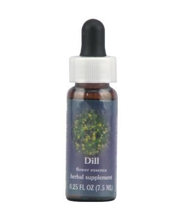 Flower Essence Services Supplement Dropper, Dill, 0.25 Ounce