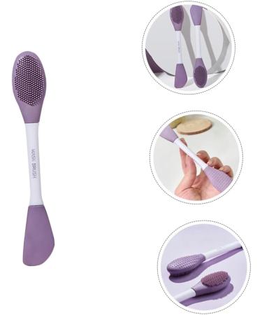 Ipetboom Silicone Cleansing Brush Wash Brush Silicone Applicator Cleanser Brush Clay Applicator Scrubbers Applier Dual Sided Applicator Plastic The Detergent - Buy Online on GoSupps.com