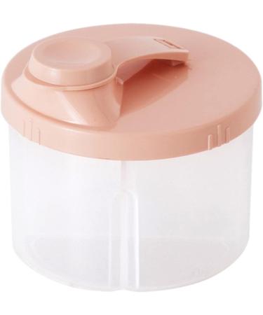 Milk Powder Storage Box Rotating Milk Powder Dispenser Portable Formula Dispenser Outdoor Food Container 4 Compartments Snack Box For Feeding Infant Newborn