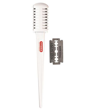 TITANIA Thinning Brush - 17 cm White Pack of 1 (20 g) | International Shipping Available - Buy Online on GoSupps.com