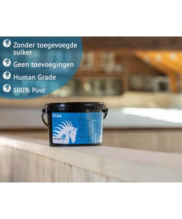 PharmaHorse BCAA | Essential Branched-Chain Amino Acids | No Sugar | Doping-Free | 1000g - International Shipping Available - Buy Online on GoSupps.com