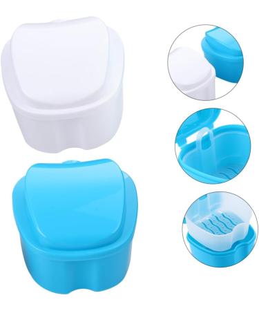 Lurrose Prosthesis Box - 2er Container for Denture Soaking & Mouth Protection | International Shipping Available - Buy Online on GoSupps.com