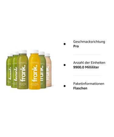 FRANK.5 Day Juice Cure - 30 Cold-Pressed Vegan Juices & Organic Gingershots for Ideal Fasting - Premium Quality - International Shipping - Buy Online on GoSupps.com
