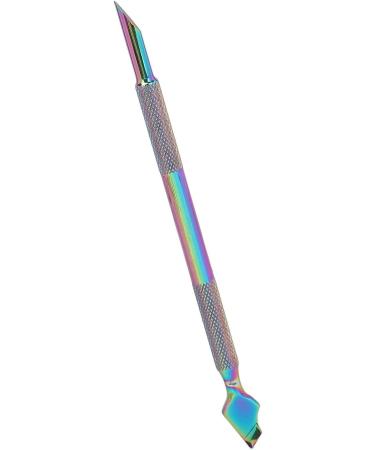 Cuticle Pusher Dual Sided Remover Cleaner Cuticle Pusher Edge Spoon Shaped Stainless Steel Manicure Nail Art Tool - Buy Online on GoSupps.com