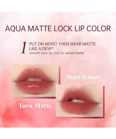 COLORKEY Soft Matte Water Tint Hydrating Lip Gloss | Long-Lasting Liquid Lipstick (O302 Balsam Jasmine) - Buy Online on GoSupps.com