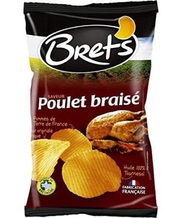 BRET'S - Braised Chicken Flavor Chips 125G - Pack of 3 - Buy Online on GoSupps.com