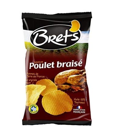 BRET'S - Braised Chicken Flavor Chips 125G - Pack of 2 - best offer