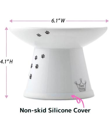 Necoichi Extra Wide Raised Cat Food Bowl - Promote Healthy Eating Habits for Your Feline Friend - Buy Online on GoSupps.com