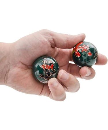 Happy Sales Chinese Health Balls Baoding Iron Ball Dragon & Phoenix - One Random Color Pick - Buy Online on GoSupps.com