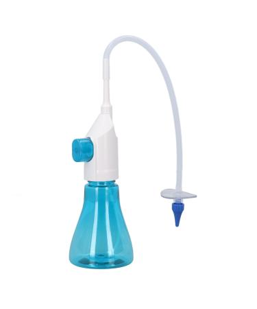 Ear Washer Irrigation Flushing Kit Ear Irrigation Flushing System Manual Wax Removal Prevent Blockages Hygiene for Home Use for Adults (Blue)