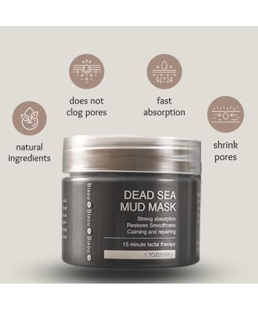 Shop Clay Dead Sea Mud & Charcoal Gel Face Mask Trio | Deep Cleansing & Hypo-Allergenic | Facial Therapy with Applicator - Buy Online on GoSupps.com