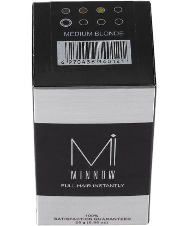 Medium Blonde Hair Building Fibers Powder - Baldness Concealer for Men & Women - Buy Online on GoSupps.com