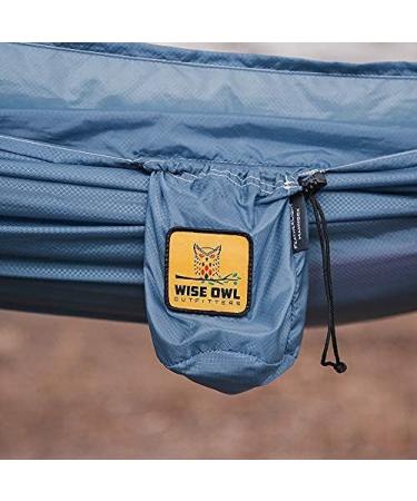 Wise Owl Outfitters Camping Hammock - Lightweight Portable Hammock with Tree Straps - Blue | Ideal for Beach, Hiking, Backpacking, and Travel - Buy Online on GoSupps.com