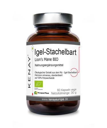 kenay Lion's Mane Vegan Capsules - 60 Count