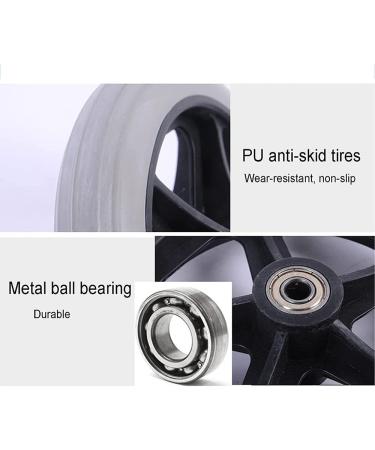 6 Inch/7 Inch /8 Inch Wheel Replacement Wheelchair Front Wheels Rollator Universal Wheels Walker Anti Slip Replacement Casters Rollers Accessory for Wheelchairs Rollators Grey 6in Grey 7in - Buy Online on GoSupps.com