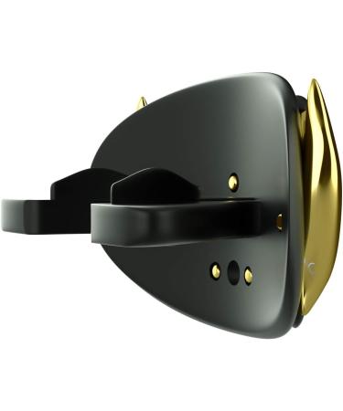 Loudmouth 3D Beast Chrome Black/Gold Football Mouth Guard for Adults & Youth | Maximum Air Flow Sports Mouthpiece - Buy Online on GoSupps.com