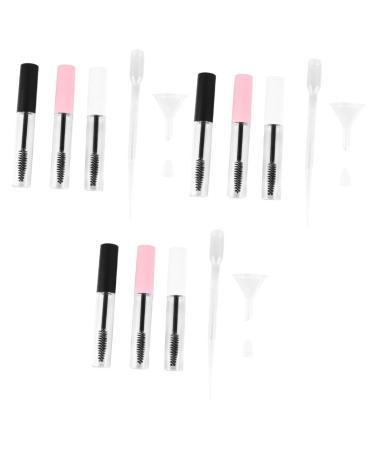 Ipetboom 96 Pcs Mascara Empty Tube Clear Mascara Lash Containers Empty Mascara Tube Cosmetic Liquid Bottle