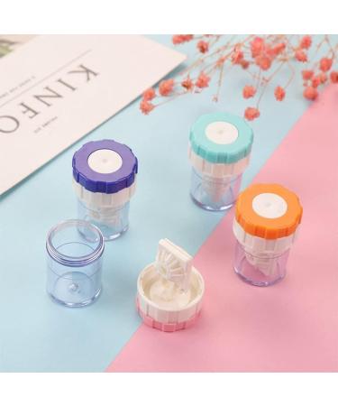 Gobesty 10-Piece Contact Lens Container Set | Soaking Cases & Manual Cleaner | Ideal Contact Lens Storage for Daily Use - Buy Online on GoSupps.com