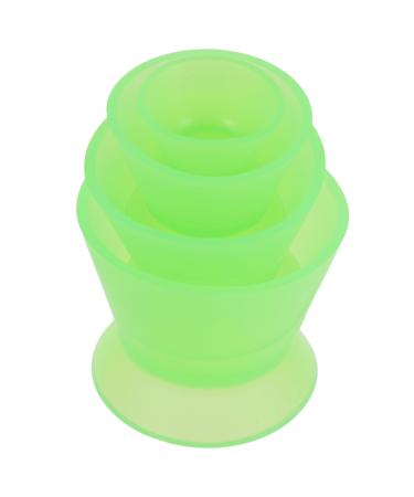 DEARMAMY 1Set Silicone Mixing Cups Nonstick Lab Mixing Cups for Self Coagulation Lightweight and Durable Oral Tools Easy to Use and Store