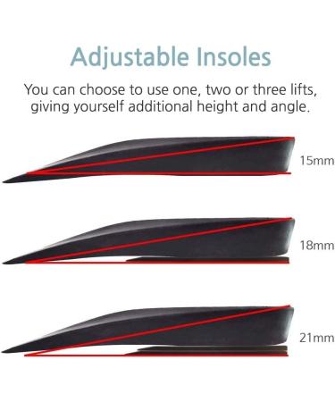 Buy Squat Heel Wedges | 15mm-21mm Lifts for Optimal Performance International Shipping Available - Buy Online on GoSupps.com