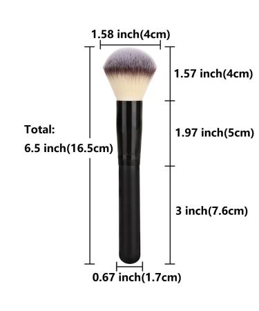 Professional Makeup Brush Set - Powder Foundation Blush Bronzer & Contour Kabuki Brushes - Soft Synthetic Fiber Face Blender for Flawless Application - Buy Online on GoSupps.com