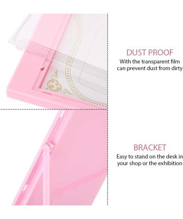 Amonida Pink Manicure Tool - Reliable Nail Polish Tips Display Rack & Nail Art Practice Leaner for Perfect Nail Drawing - Buy Online on GoSupps.com