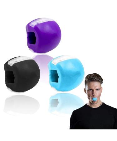 Jaw Trainer Jawline Exerciser and Jaw Training Jaw Exerciser and Beautiful Jawline 3 Pieces