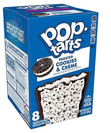 Pop Tarts Variety Pack - Brown Sugar Cinnamon, Cookies & Creme, Smores, Chocolate Fudge - 13.5oz (4 Pack) with Bonus MYD Lollipops - Buy Online on GoSupps.com