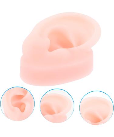 Lurrose 2pcs Silicone Ear Mold Piercing Tools - 3D Ear Jewelry Display & Practice Tool - Body Flesh Color - Anatomy Silicone Mold - Buy Online on GoSupps.com