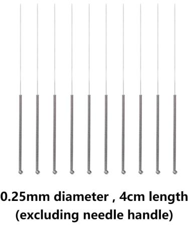 100 Pieces Acupuncture Needle Set - Acupuncture Pen Massage Stick & Acupressure Tools - 0.25*40mm for Healthcare - Buy Online on GoSupps.com