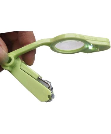 sakd Nail Clipper with Magnifying Glass LED Light Magnifier Kids Baby Childrens Nail Clippers Manicure Fingernail Toenail for Newborn Infant Elderly - Buy Online on GoSupps.com